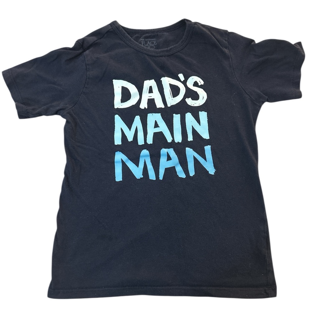 The Children's Place Navy Blue Tee with Text